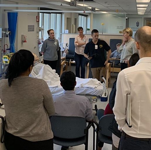 Attendees of Advanced Life Support Course