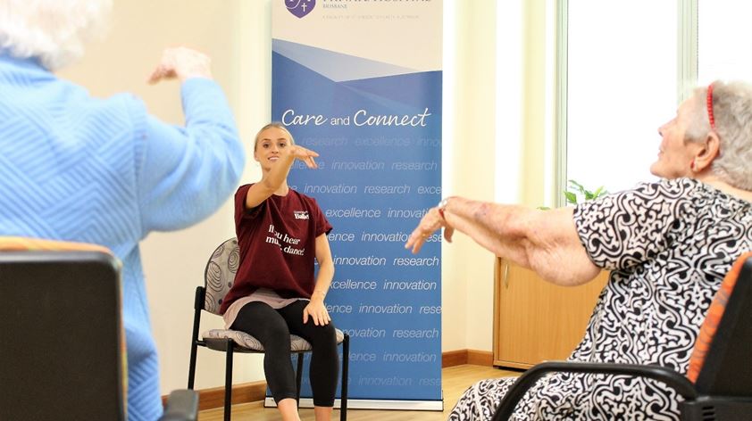 Queensland Ballet conduct movement classes at SVPH Brisbane