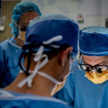 Orthopaedic surgeons operate in a theatre