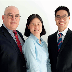 Mr Iain Skinner, Ms Audrey Yeo and Mr Michael Hong