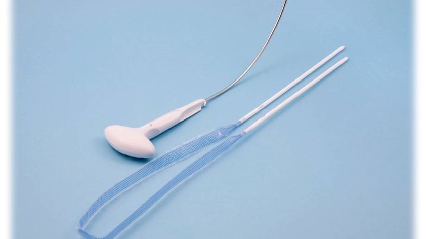 Fig 2: A typical mid urethral sling kit (TVT Exact)