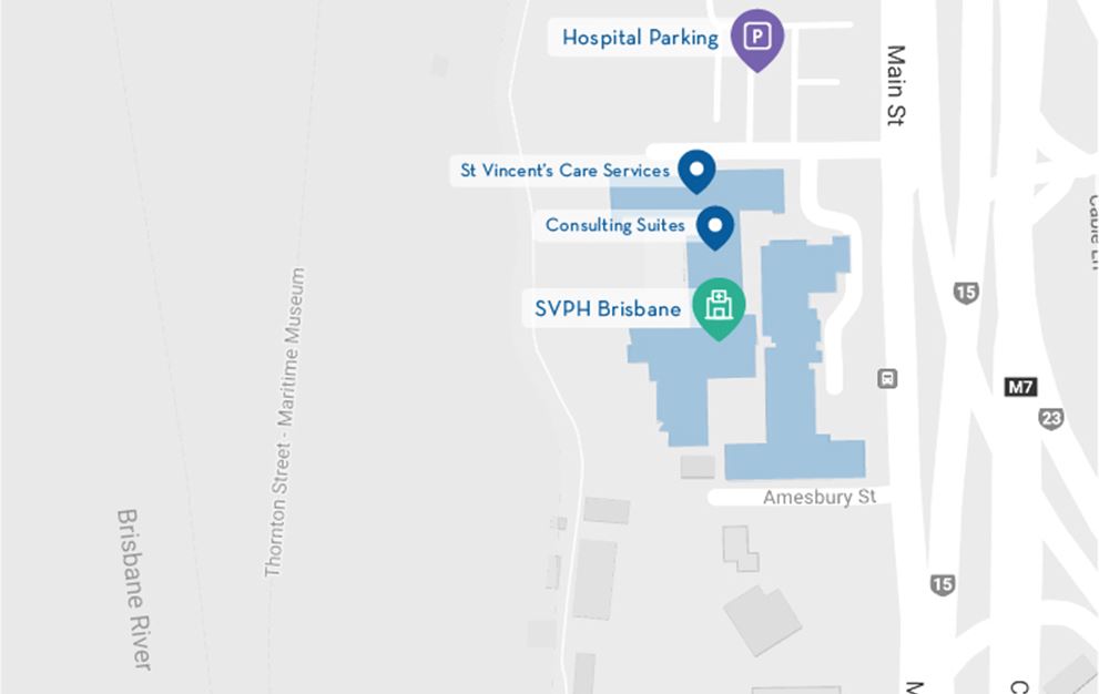 Map of Hospital