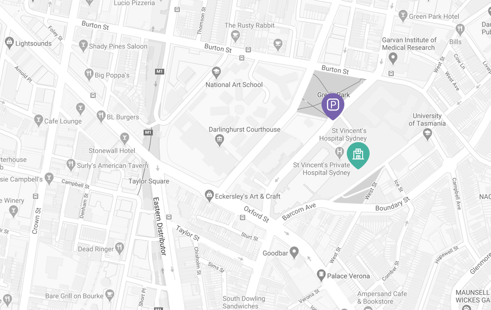 Map of Hospital