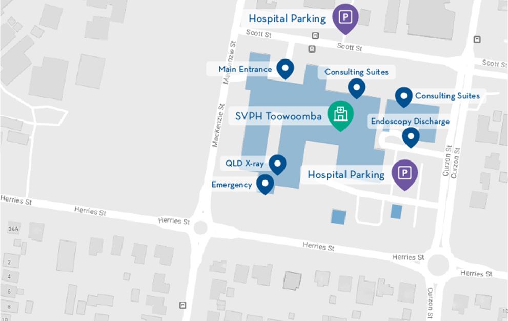 Map of Hospital