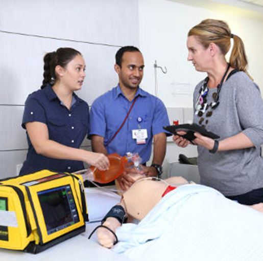 Attendees of Advanced Life Support Course