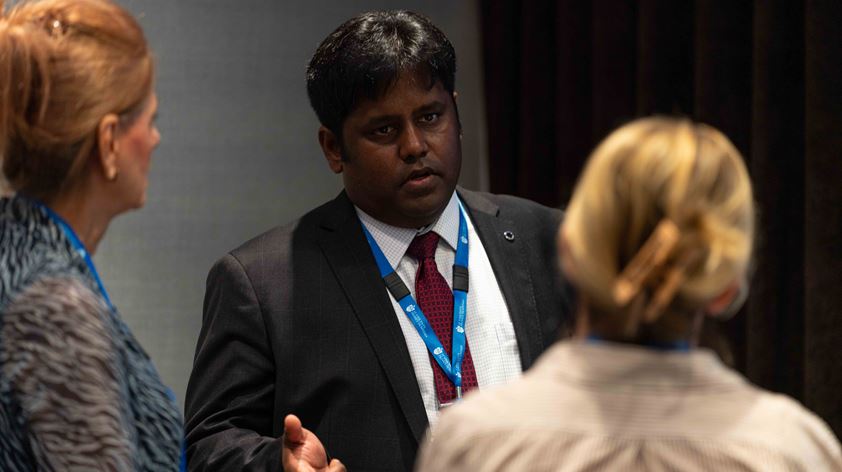 Dr Karthik Gopal presenting