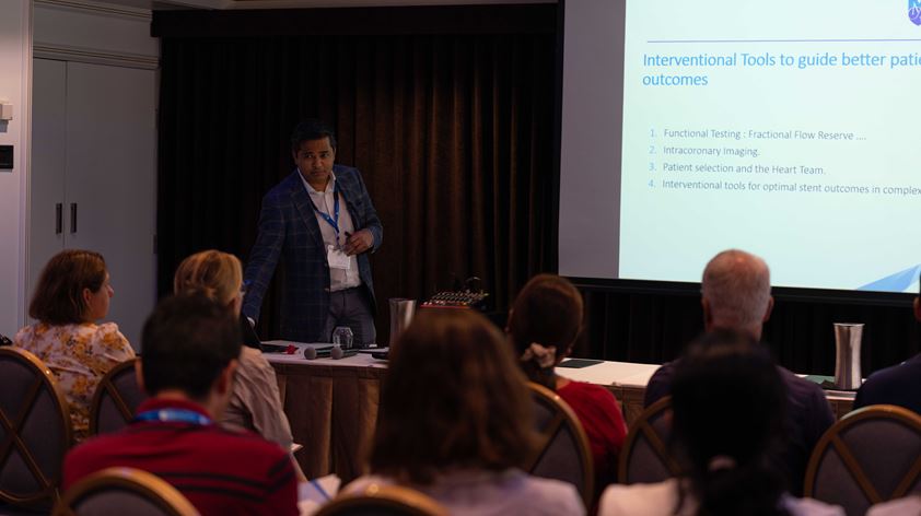 Dr Niranjan Gaikwad presenting