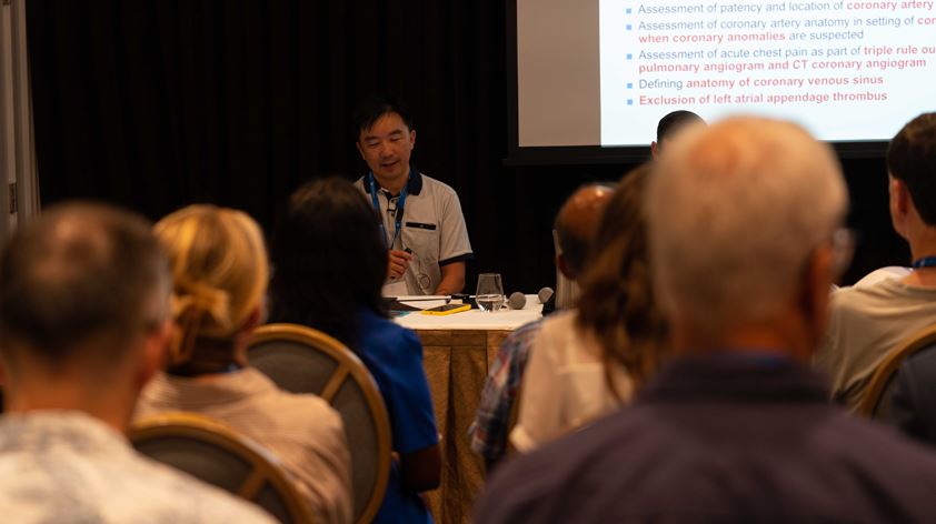 Dr Roderik Chua presenting
