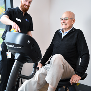 Tom with patient