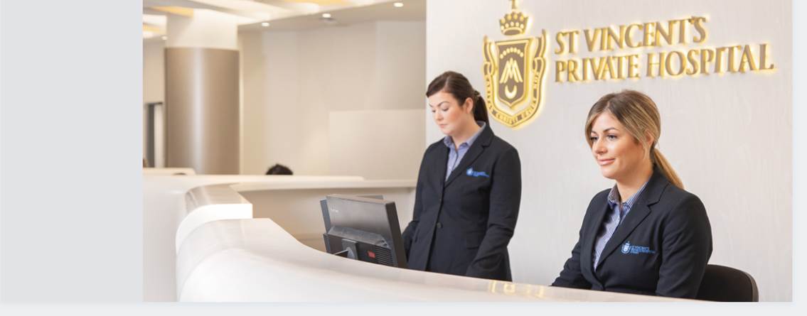 Admin workers at St Vincent's Private Hospital