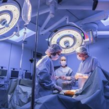 Doctors in an operating room