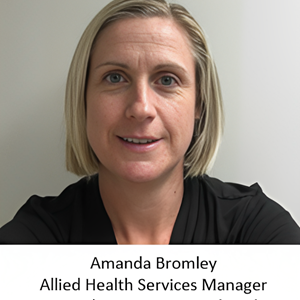 Amanda Bromley, Allied Health Services Manager at St Vincent's Private Hospital Brisbane